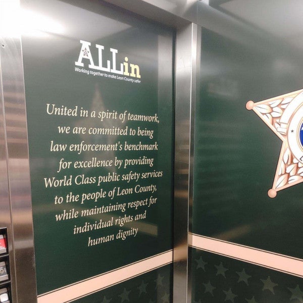 Elevator Wrap, Signarama, Tallahassee FL