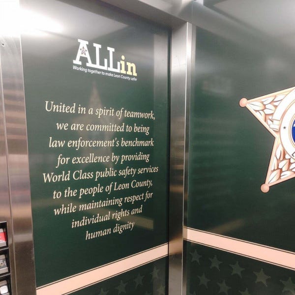 Elevator Wrap, Signarama, Tallahassee FL