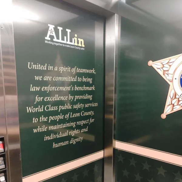 Elevator Wrap, Signarama, Tallahassee FL