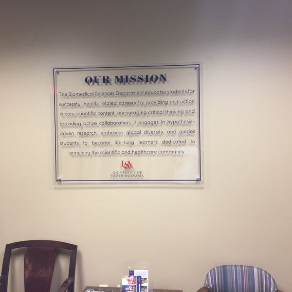 Acrylic Sign, Signarama, Mobile, AL