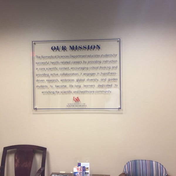 Acrylic Sign, Signarama, Mobile, AL