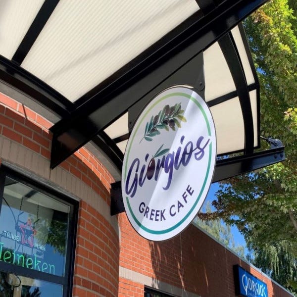 blade sign, hanging sign, vinyl sign