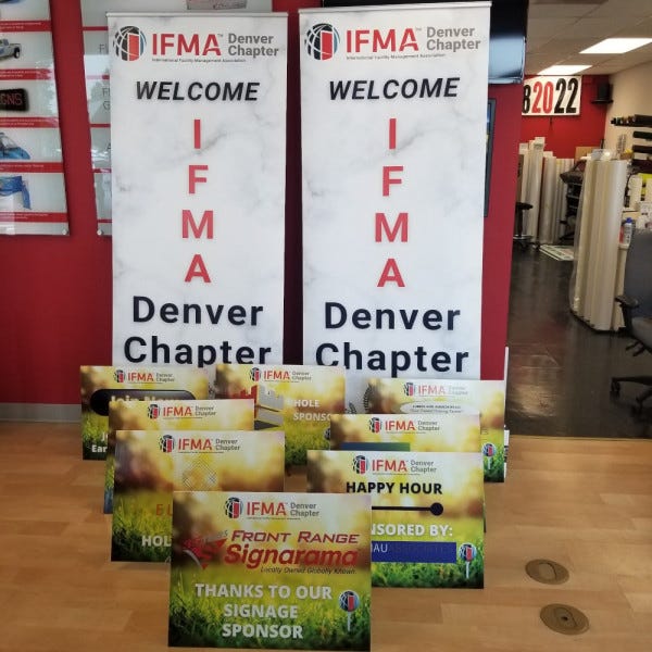 Event Signage For Golf Tournament