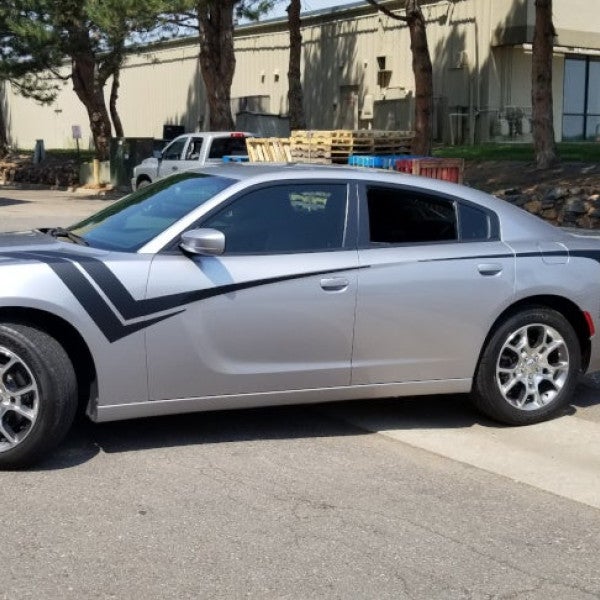 Front Range Signarama -- New Racing Stripes On A Dodge Charger