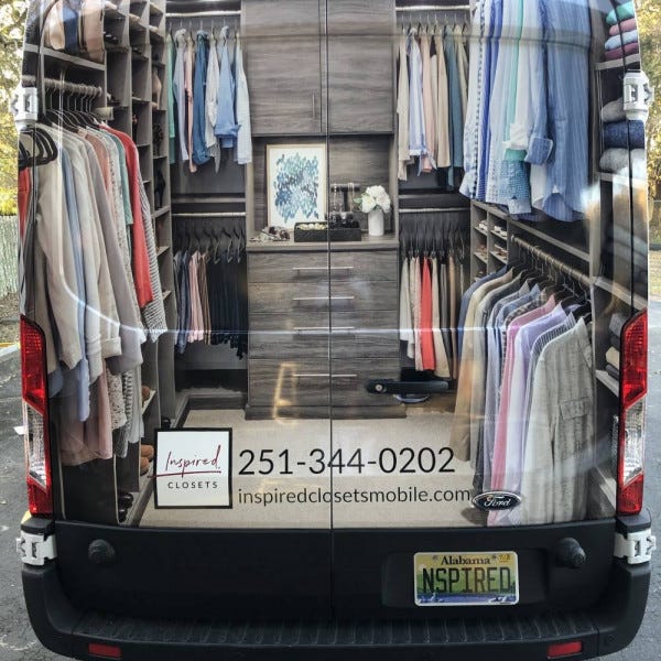 Van Inspired Closets, Signarama, Mobile, AL