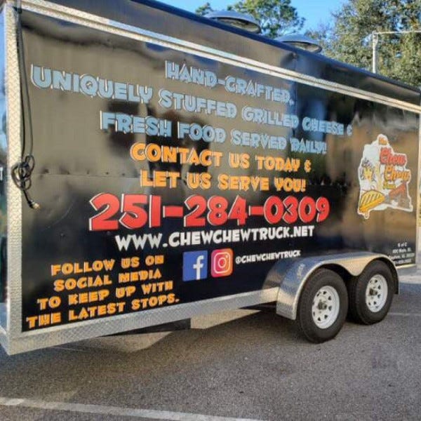 Chew Chew Truck Trailer Graphics