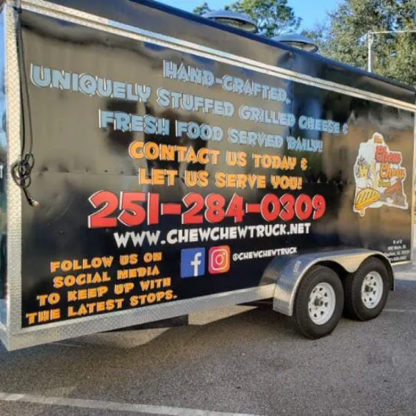 Chew Chew Truck Trailer Graphics