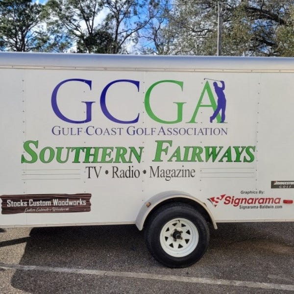 Gulf Coast Golf Association Trailer Graphics