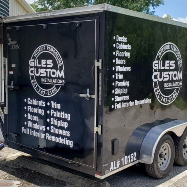Giles Custom Installations Trailer Graphics