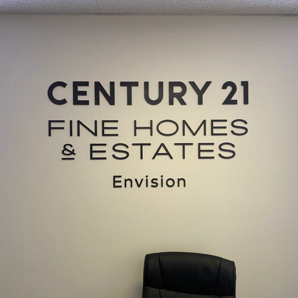 Reception Signs, Signarama DC, Century 21