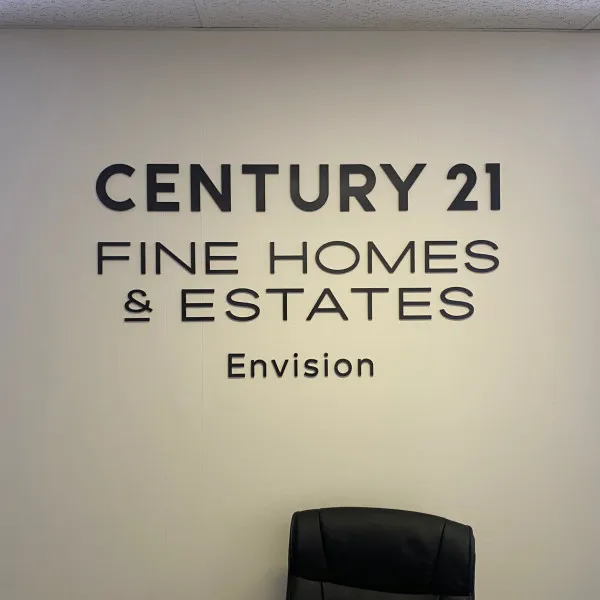 Reception Signs, Signarama DC, Century 21