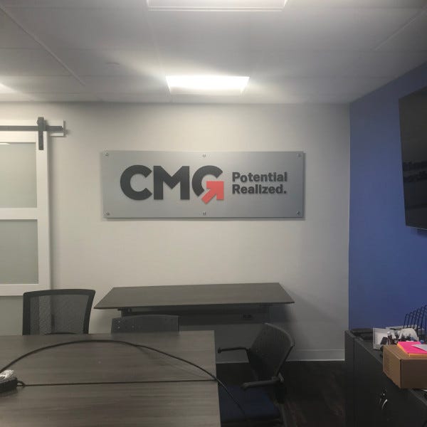 Reception Signs, Signarama DC, Design Element