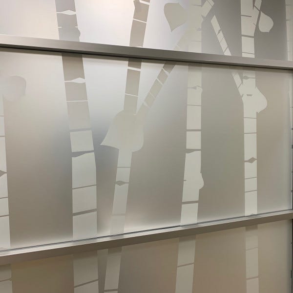 Treatment Room Window Etch