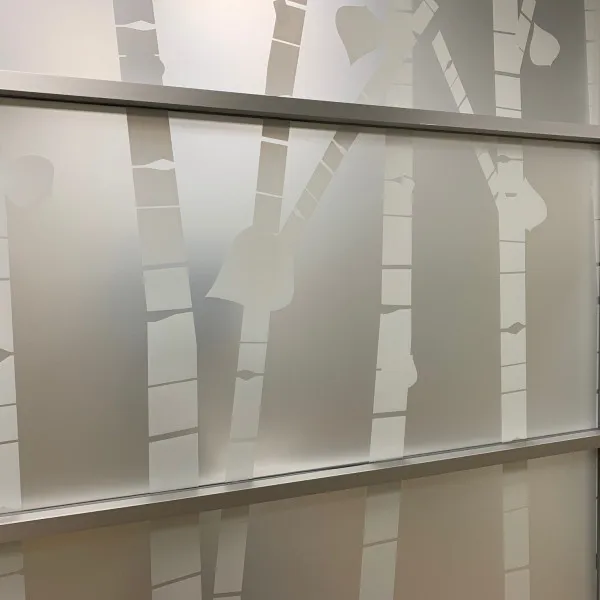 Treatment Room Window Etch