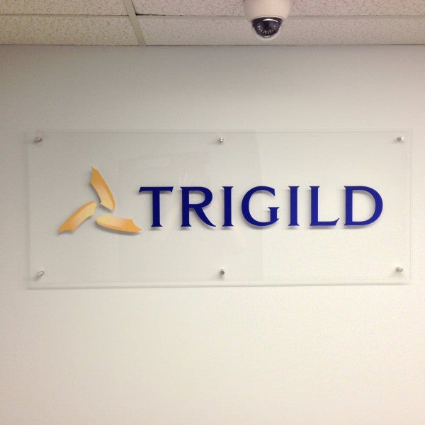 Reception Sign, Signarama Silver Spring, Trigild