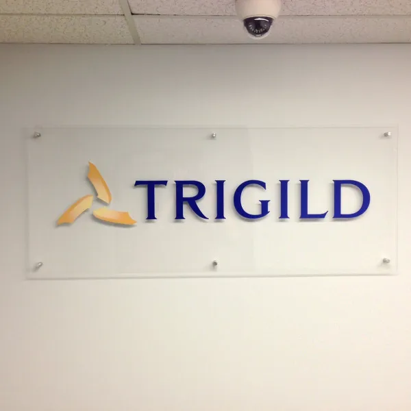 Reception Sign, Signarama Silver Spring, Trigild