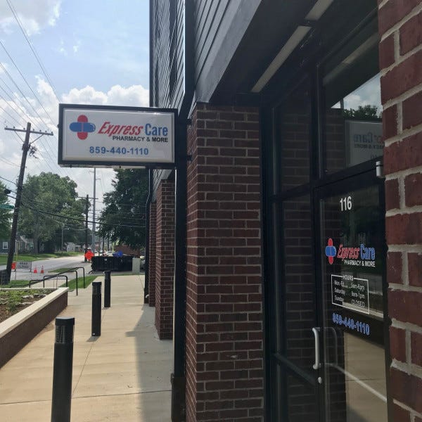 Express Care Projecting Sign