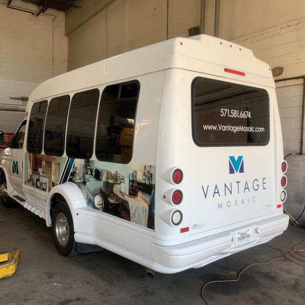 Vehicle Graphics, Signarama Silver Spring, Party Limo Bus