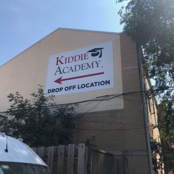 Vinyl Banner, Signarama Silver Spring, Kiddie Academy