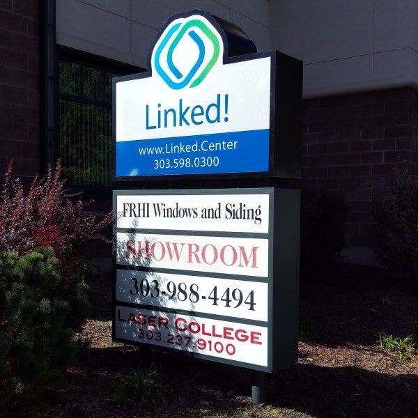 LED Illuminated Monument Sign