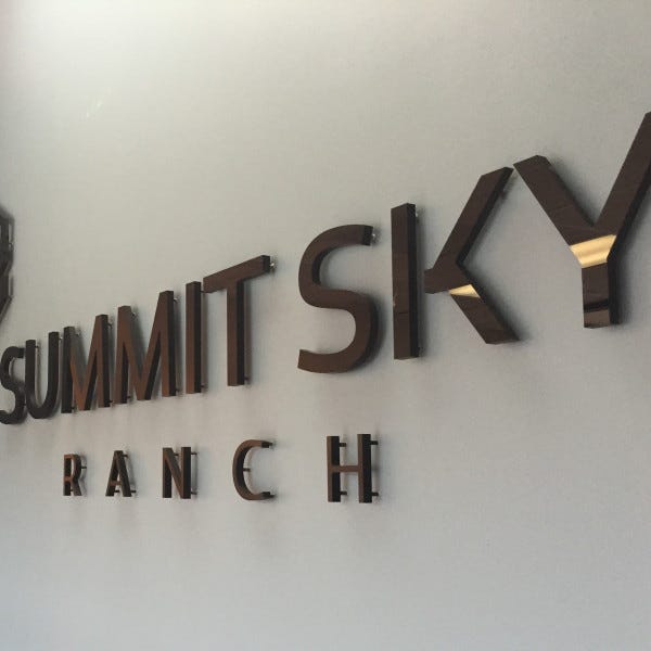 Dimensional Lettering Sign
