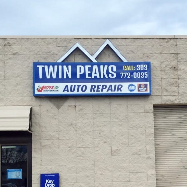 LED Illuminated Cabinet Sign