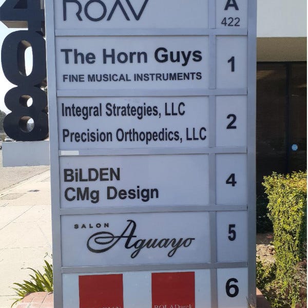 Directional Sign
