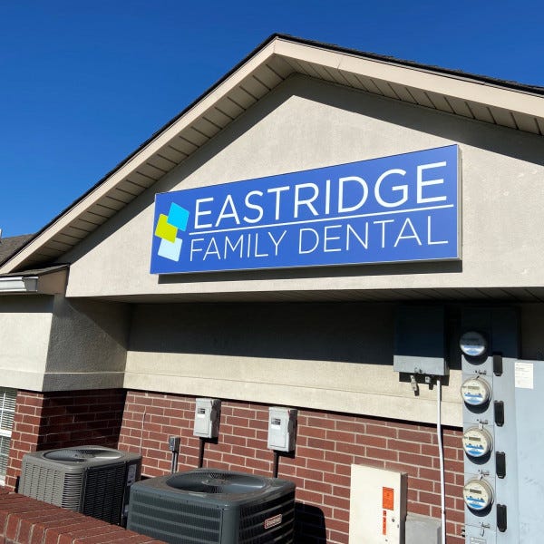 LED lighted box sign