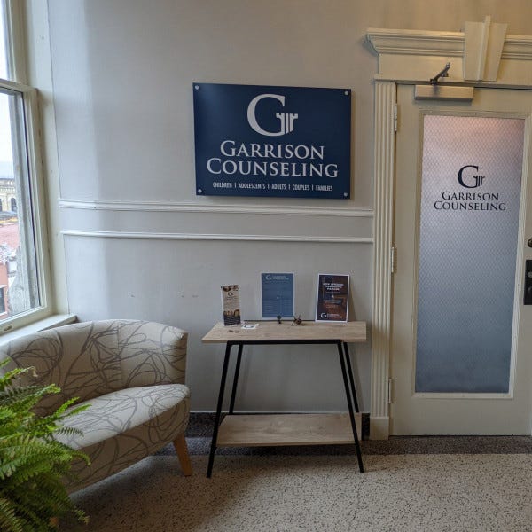 Garrison Counseling Standoff Sign