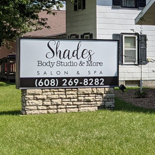 Shades Monument Sign