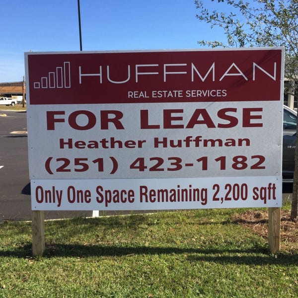  Site Sign 4 X 8 Installed, Signarama, Mobile, AL