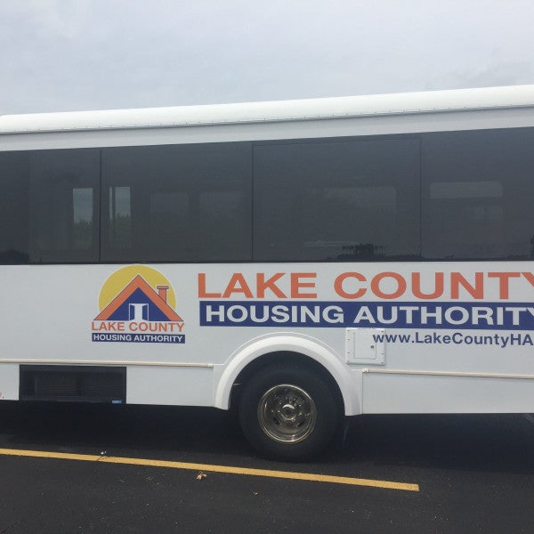 Bus Partial Wrap Vehicle Graphics