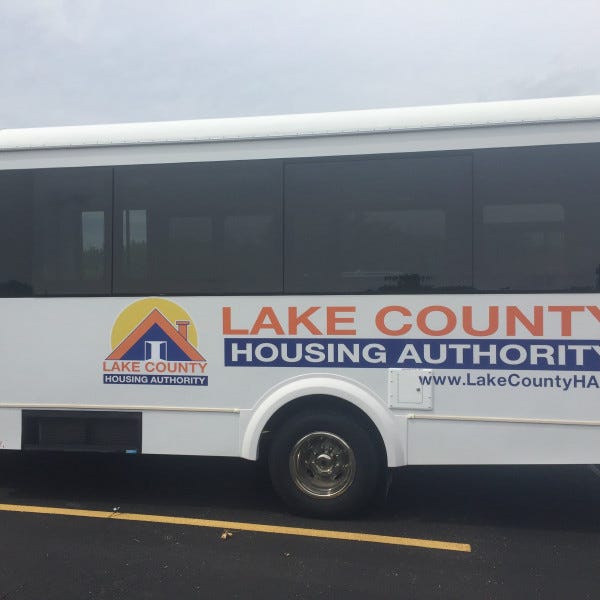 Bus Partial Wrap Vehicle Graphics