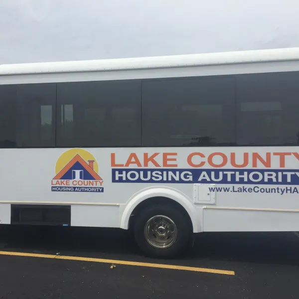 Bus Partial Wrap Vehicle Graphics