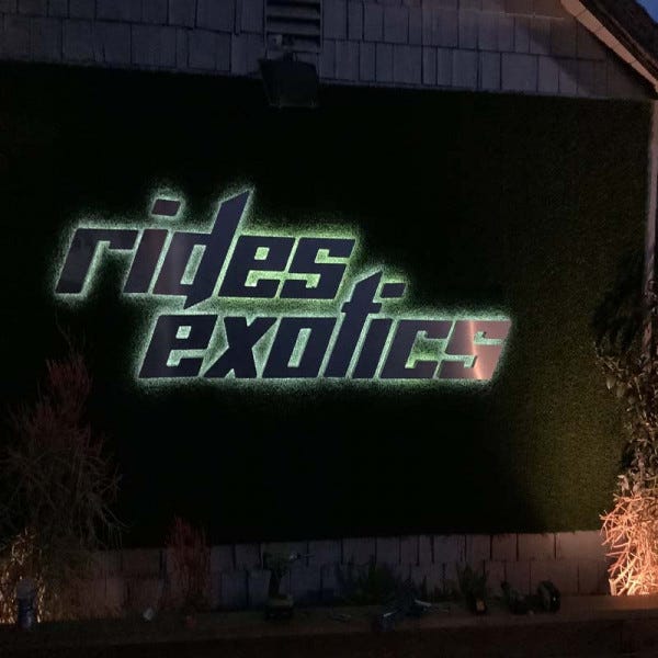 Back Lit Sign