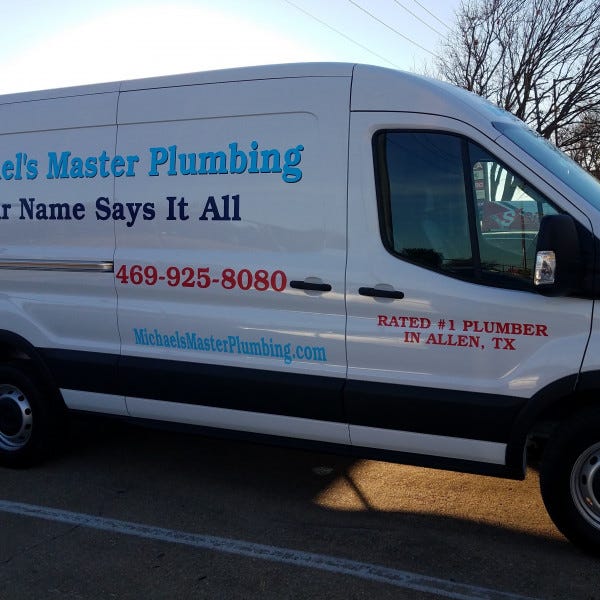 Michael\'s Master Plumbing, Signarama-Plano TX