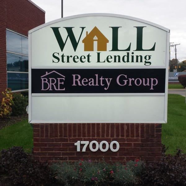 Wall Street Lending Monument Sign | Signarama Shelby Township
