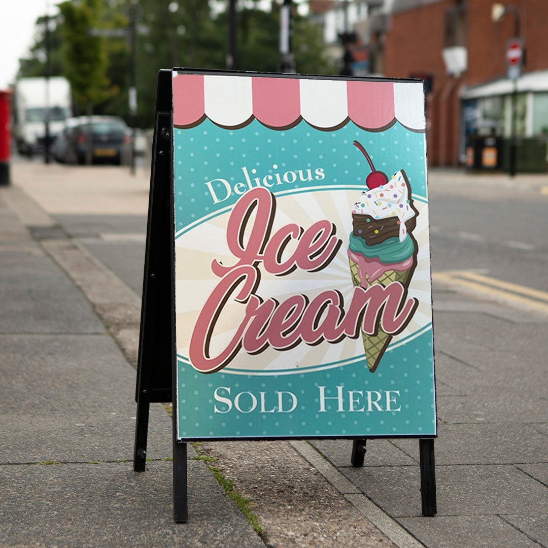 Sidewalk Signs & Curb Signs