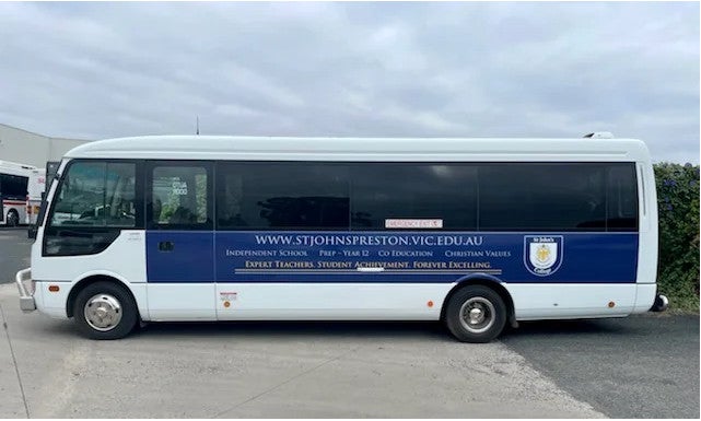 Bus Signage - St John's College Preston