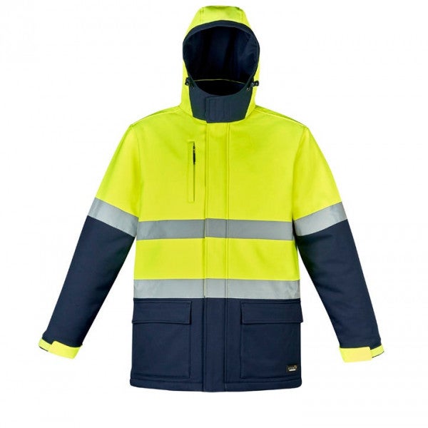 Custom Unisex Hi Vis Antarctic Softshell Taped Jacket