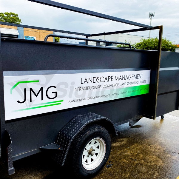 Vehicle Wrap for JMG Landscape Management by Signarama Penrith
