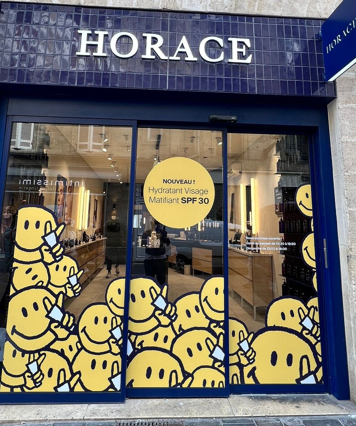 Vitrine du magasin Horace à Bordeaux 