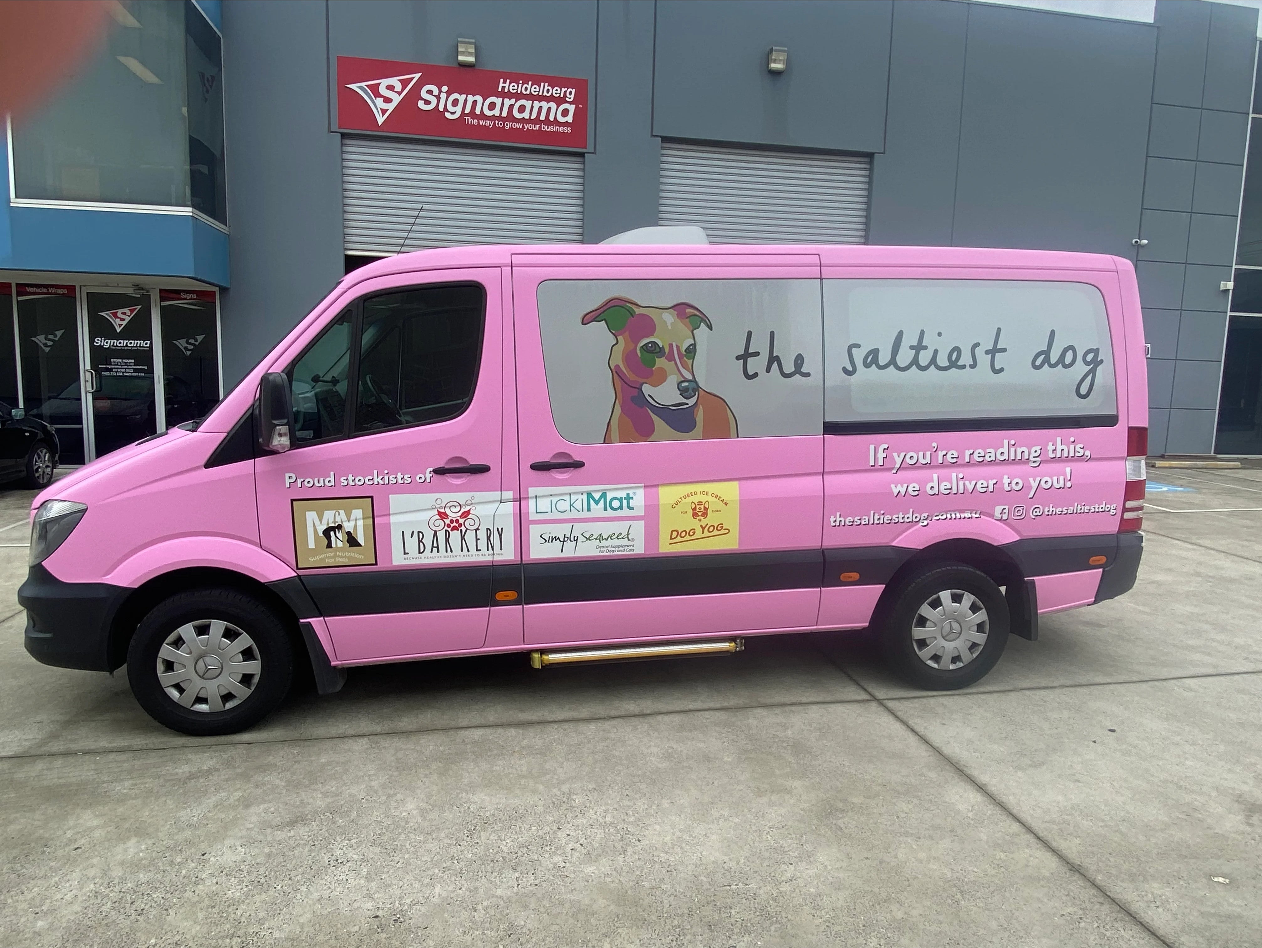 Vehicle Full Wrap - The Saltiest Dog - Thornbury.