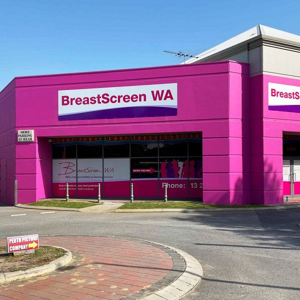 Breast Screen WA Joondalup Signage