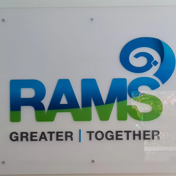 Acrylic Reception Sign