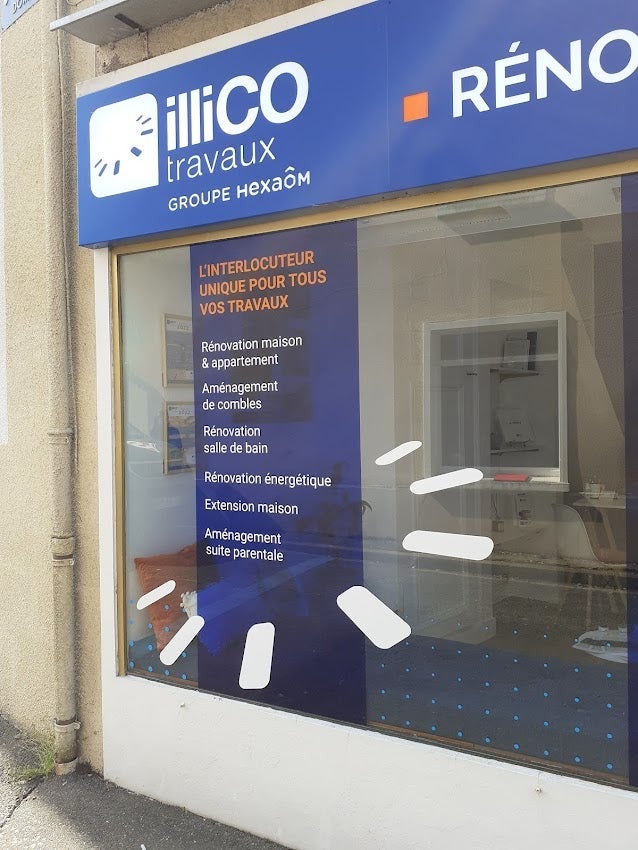 Nouvelle Enseigne pour Illico Travaux installé à La Suze Sur Sarthe par Signarama Le Mans