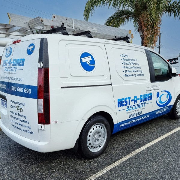 Rest-A-Sured Van Graphics