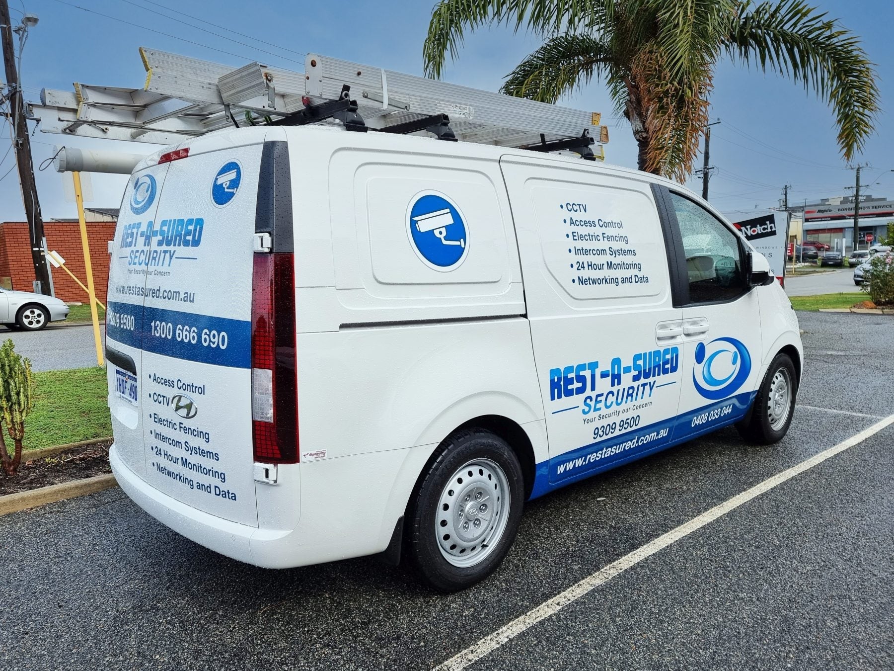 Rest-A-Sured Van Graphics