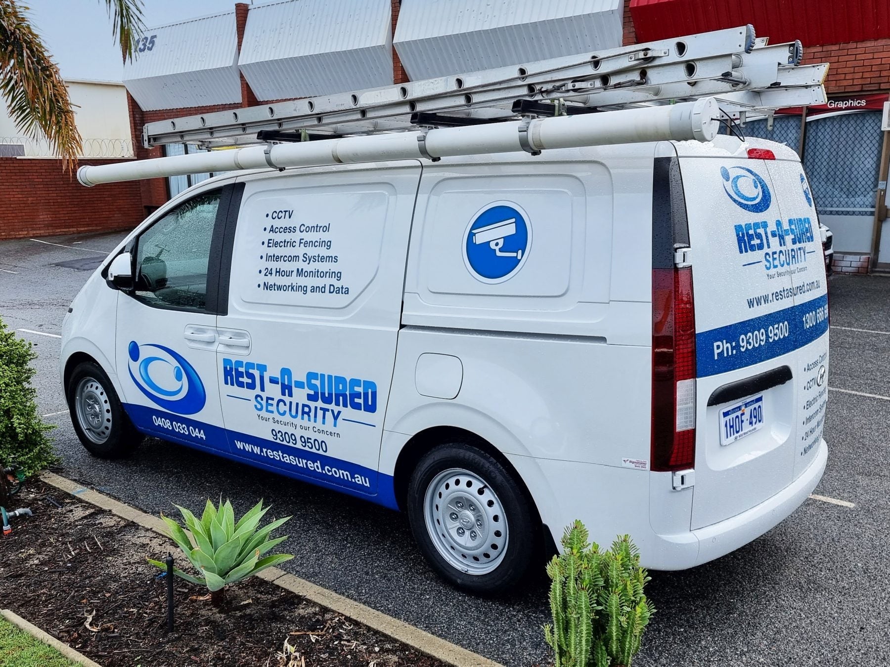 Rest-A-Sured Van Graphics