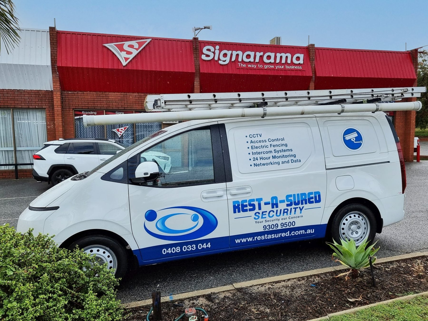 Rest-A-Sured Van Graphics